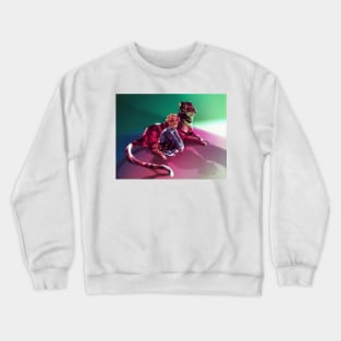 Boy with his cat Crewneck Sweatshirt